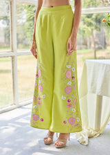 VARYA CO-ORD SET - PEAR GREEN