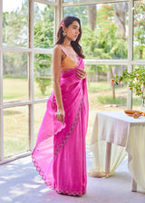 AKIRA SAREE - FUSCHIA PINK