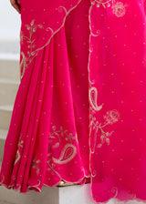 IDIKA SAREE-VERMILION RED