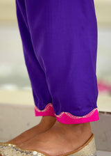 JASMINE CO-ORD SET-ROYAL PURPLE