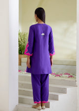 JASMINE CO-ORD SET-ROYAL PURPLE