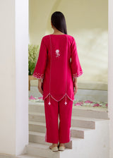 LUMA CO-ORD SET - VERMILION RED