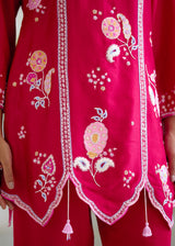 LUMA CO-ORD SET - VERMILION RED