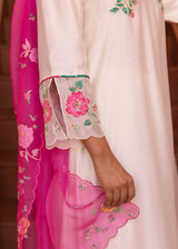 Zia Kurta Set - Cream