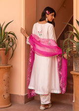 Zia Kurta Set - Cream