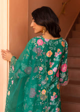 MITALI WADHWA IN OUR Seri Kurta Set - Emerald Green