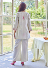 TIERA THREE PIECE CO-ORD SET - OFF WHITE