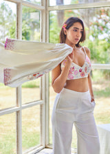 Shamita Shetty in our Tiera Three Piece Co-ord Set - Off White