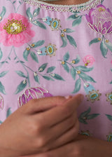 SIA KURTA SET - MAUVE