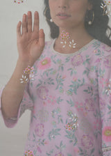 SIA KURTA SET - MAUVE