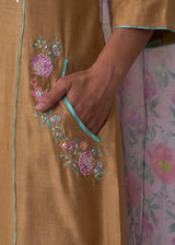 Antai Kurta Set - Tan Brown