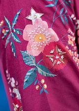 Bahaar Kurta Set - Burgundy