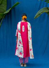 Inaayat Kurta Set - Berry Pink