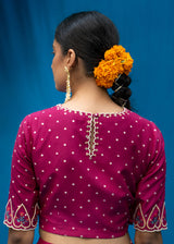 Ruhi Blouse - Burgundy