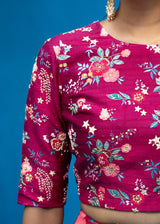 Bahaar Lehenga Bahaar Blouse Set - Burgundy