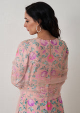 Sia Kurta Set - Peach