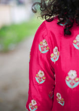 Nipa Dress - Fuchsia Pink