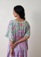 Sia Short Kaftan Set - Lavender-Sage Green