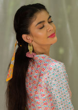 Alankrit Saree Blouse Set - Sunshine Yellow