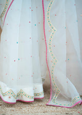 Badra Saree - Off-White