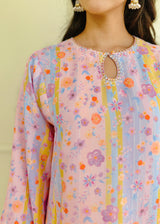 Saorsa Kurta Set - Multi-coloured