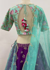 Gulaab Bageecha Lehenga Set - Jaamun