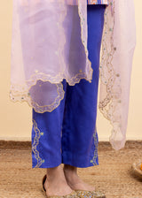 Kira Short Kurta Set - Royal Purple