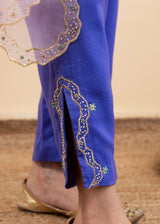 Kira Short Kurta Set - Royal Purple