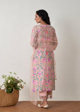 Sia Kurta Set - Peach