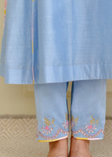 Irusu Kurta Set - Powder Blue