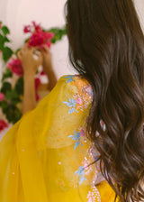 Resu Saree - Mustard Yellow