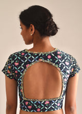 Tile Blouse - Pebble Black