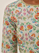 Alankrit Saree Blouse Set - Turquoise Blue