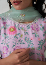 Sia Kurta Sharara Set - Mauve