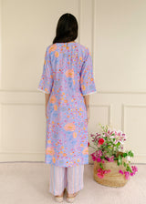 Meraki Kurta Set - Lilac