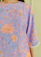 Meraki Kurta Set - Lilac