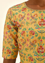 Suzani Blouse - Butter Yellow