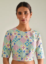 Capri Lehenga Set - Multicoloured