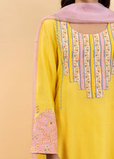Kira Kurta Set - Chrome Yellow