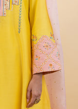 Kira Kurta Set - Chrome Yellow
