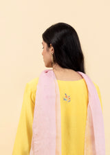 Kira Kurta Set - Chrome Yellow