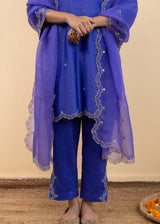 Isla Kurta Set - Royal Purple