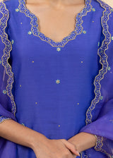 Isla Kurta Set - Royal Purple