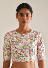 Gulaab Blouse - Ivory White