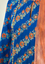 Tircha Kurta Set - Cobalt Blue