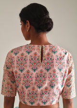 Mughal Blouse - Peach