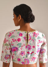 Jacobean Blouse - Peony Pink