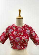 Jacobean Blouse - Red