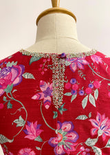 Jacobean Blouse - Red