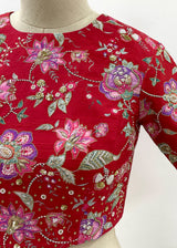 Jacobean Blouse - Red